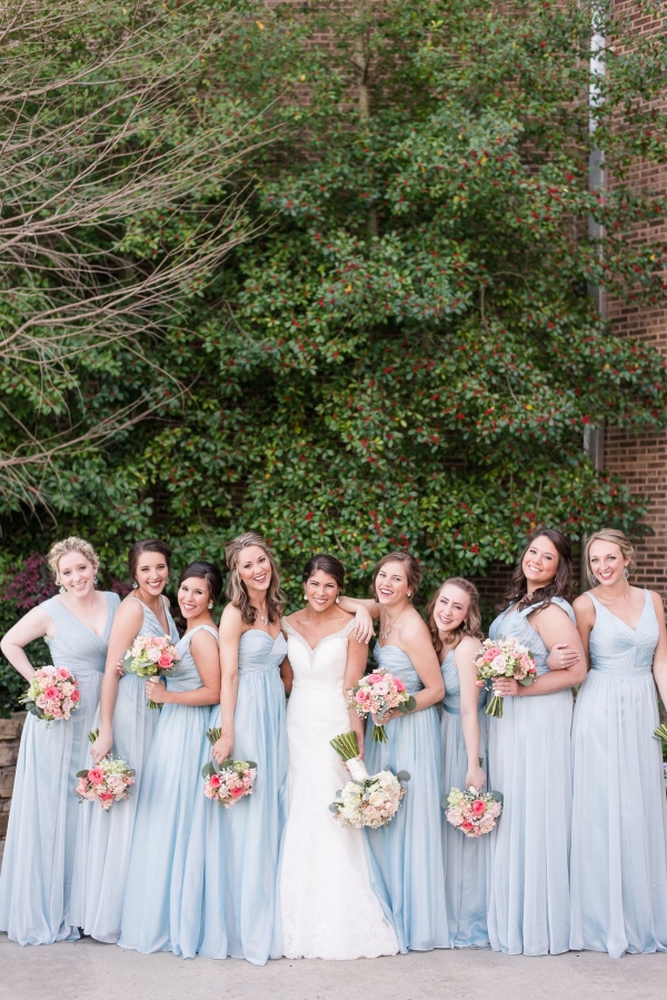 Navy and pink bridesmaid dresses best sale