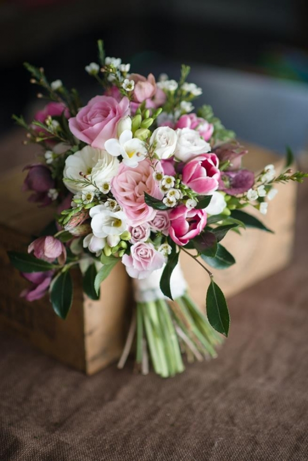 Just-Picked Posy in Pink Wedding Bouquet Recipe