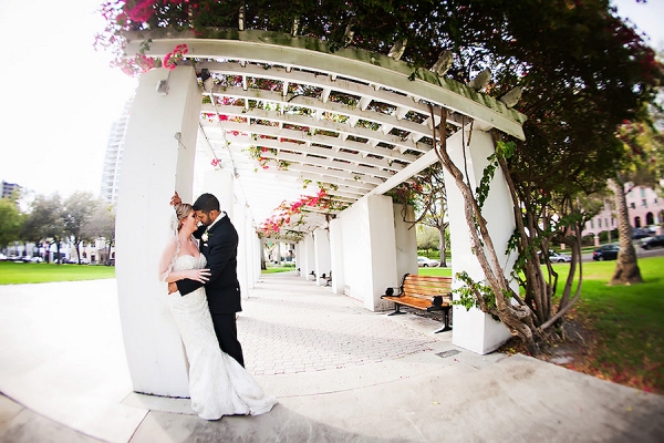 Blush and Gold Florida Art Museum Wedding