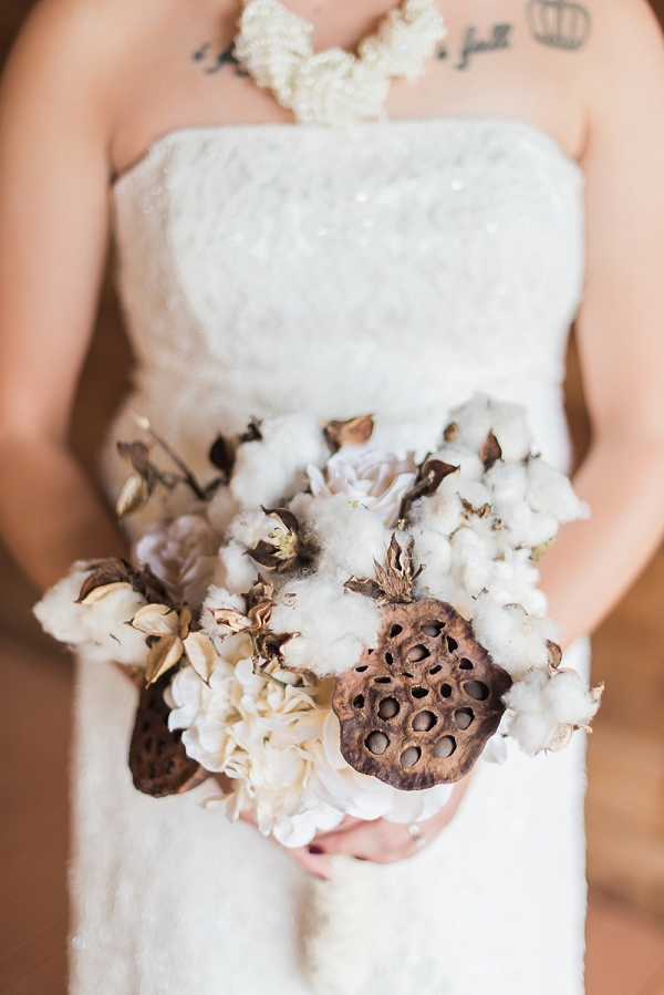 Cotton Filled Riverside Wedding