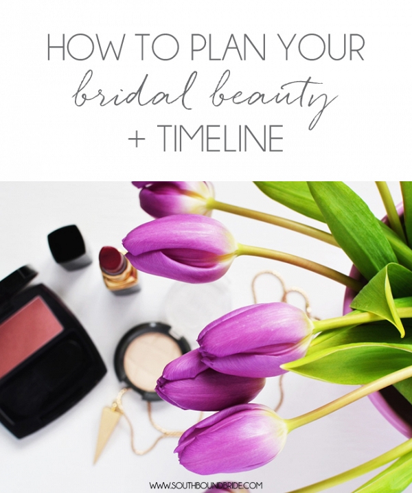 Pinnable Bridal Beauty Timeline