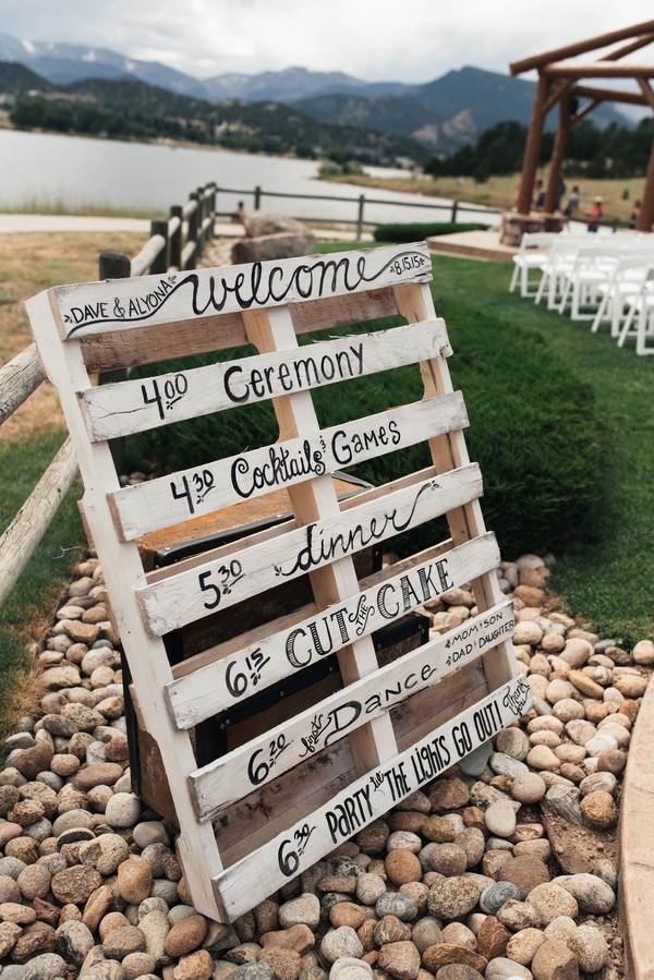 Rustic Pastel Wedding at Estes Park Resort, CO