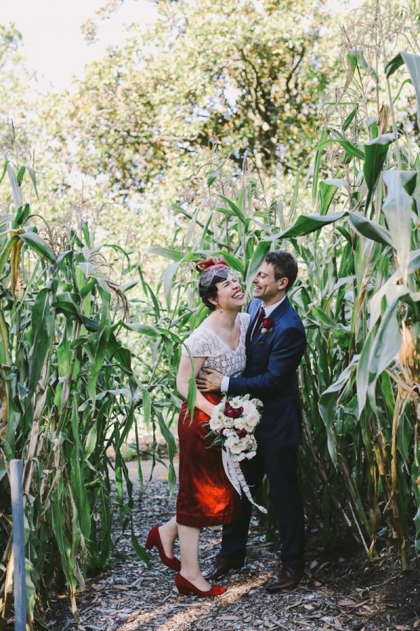 A Bold Bride & Her Fun Vintage Inspired Wedding