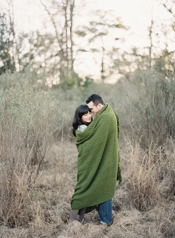 Cozy Autumn Engagement in Charleston