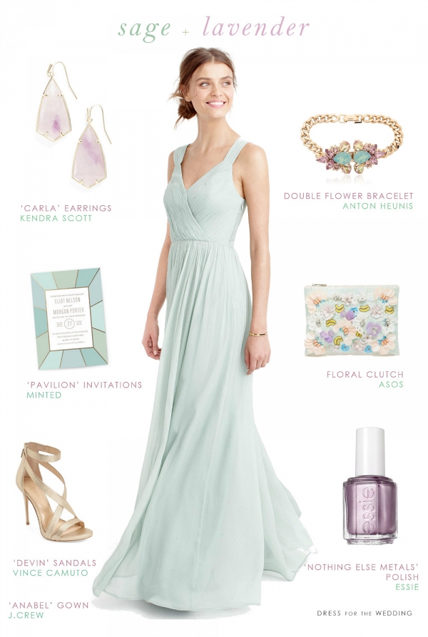 Sage Green with Lavender Wedding Style