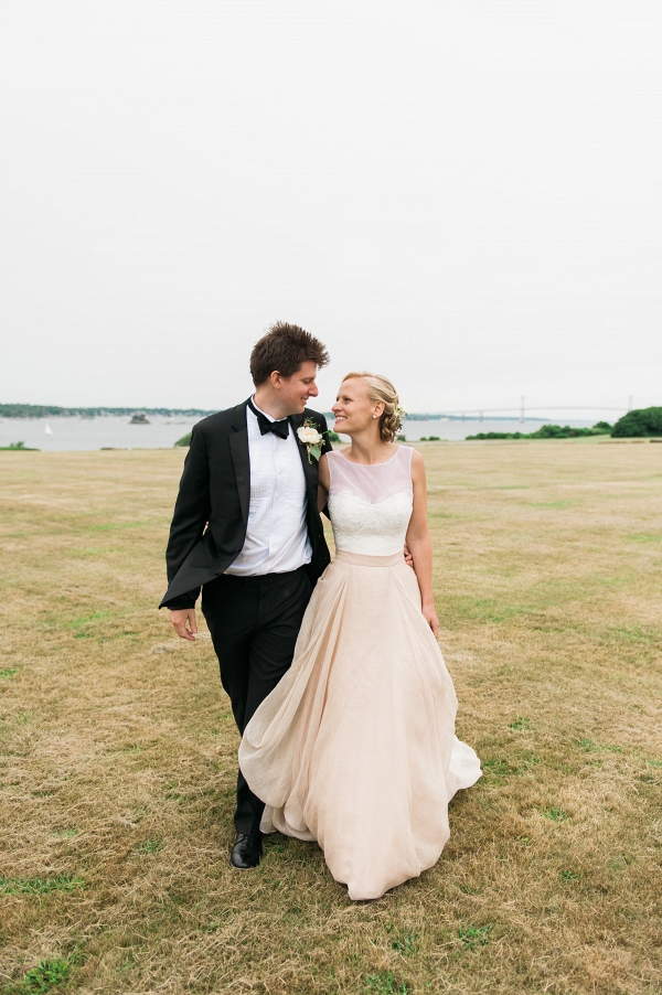 Seaside Newport Rhode Island Wedding