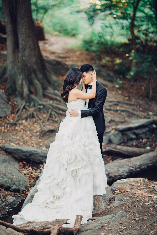 Romantic Wedding Portraits in Central Park