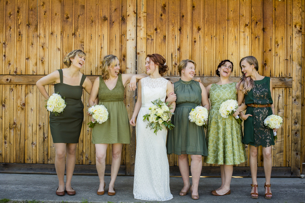 Garden Greenery Wedding in Snoqualmie, Washington