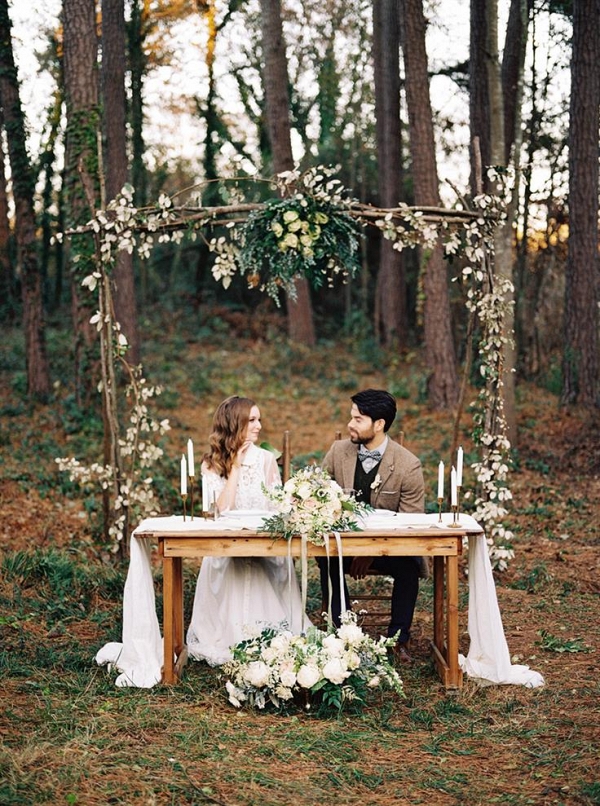 Elegant Woodland Wedding Inspiration fix me 2