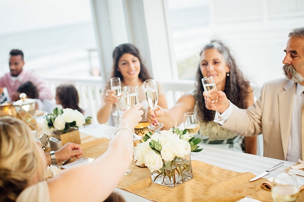 Gilded Beach House Wedding