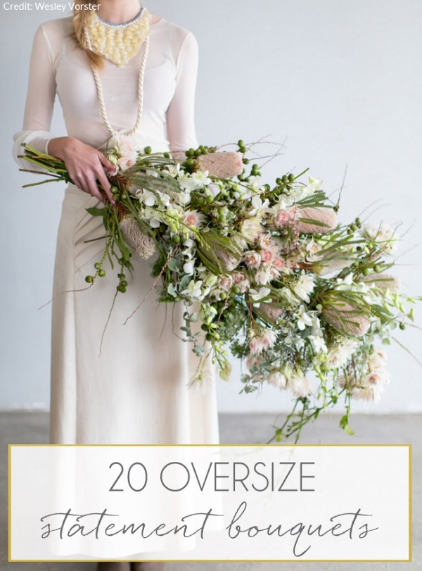 20 Oversize Wedding Bouquets