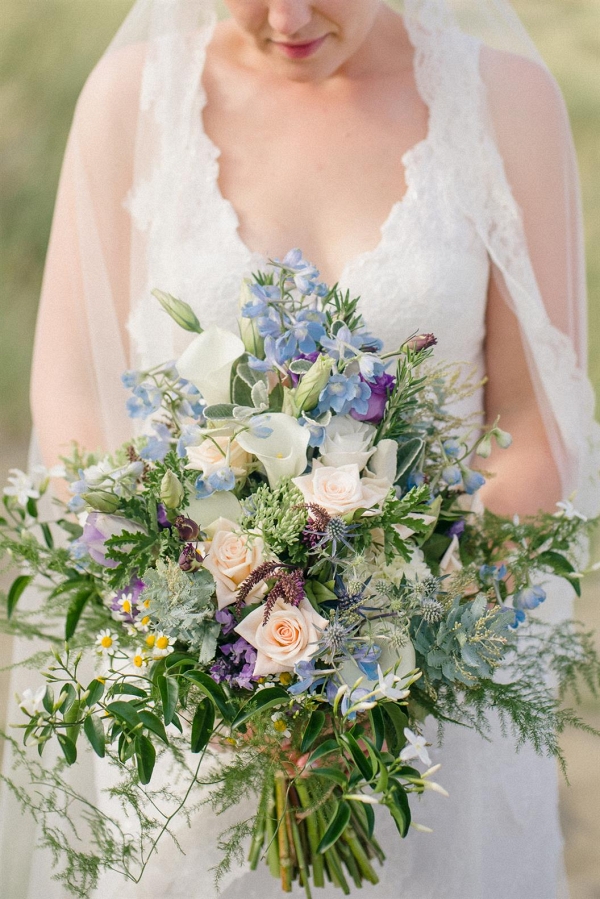 Wild Blue Bridal Bouquet Recipe