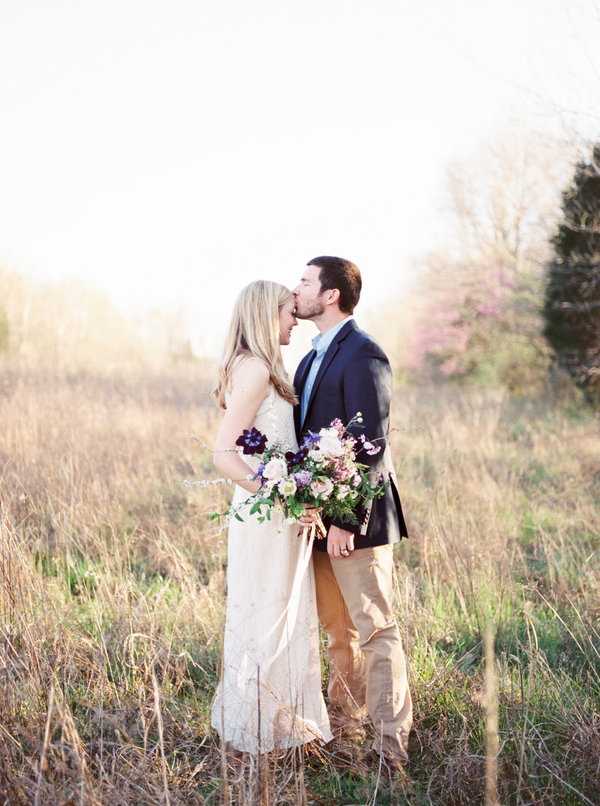 A Lilac-Filled Wedding Shoot in Kentucky