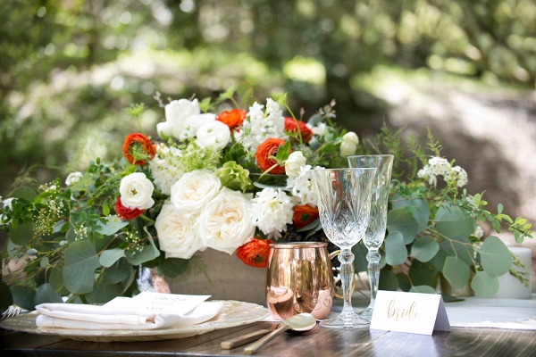 Romantic Woodland Wedding Featuring Vintage Decor