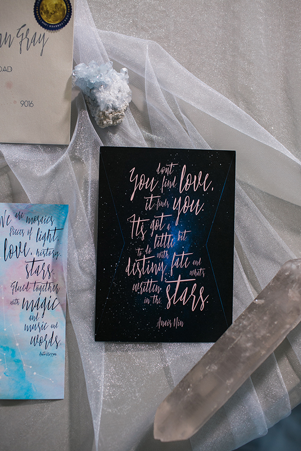 Pieces of Light: A Celestial Wedding Shoot