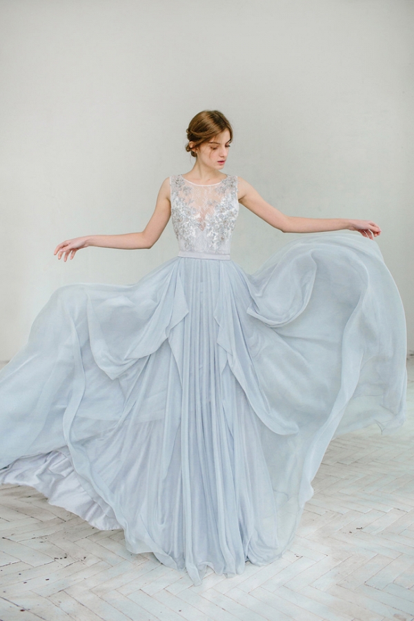 15 Breathtaking Blue Wedding Dresses