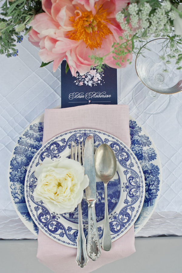 Vintage Blue China Wedding Ideas