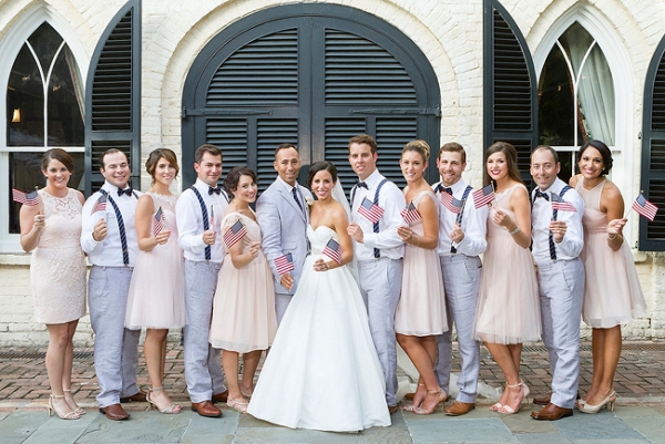 Blush July 4th Charleston Wedding