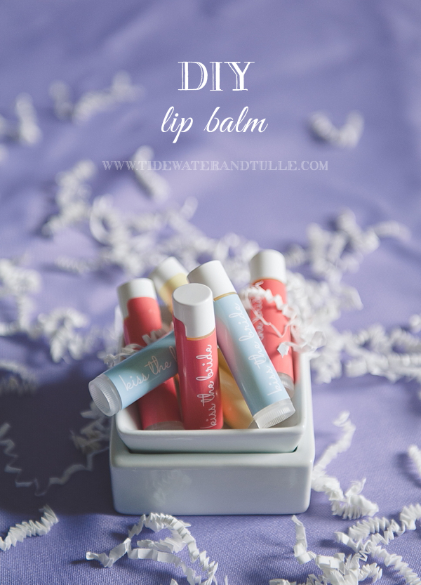 DIY Lip Balm Bridal Shower Favors