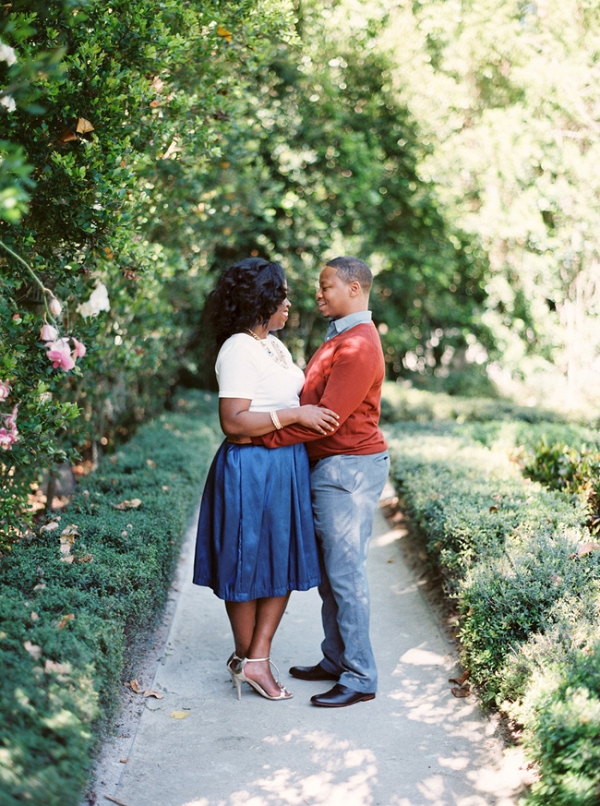 Chic Miami Engagement At Vizcaya Gardens