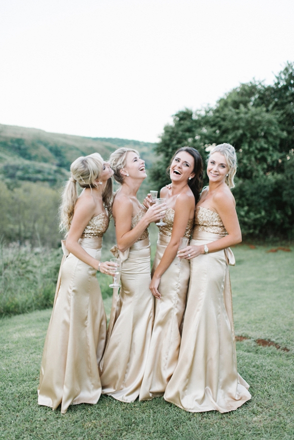 Glamorous Gold Mountain Wedding