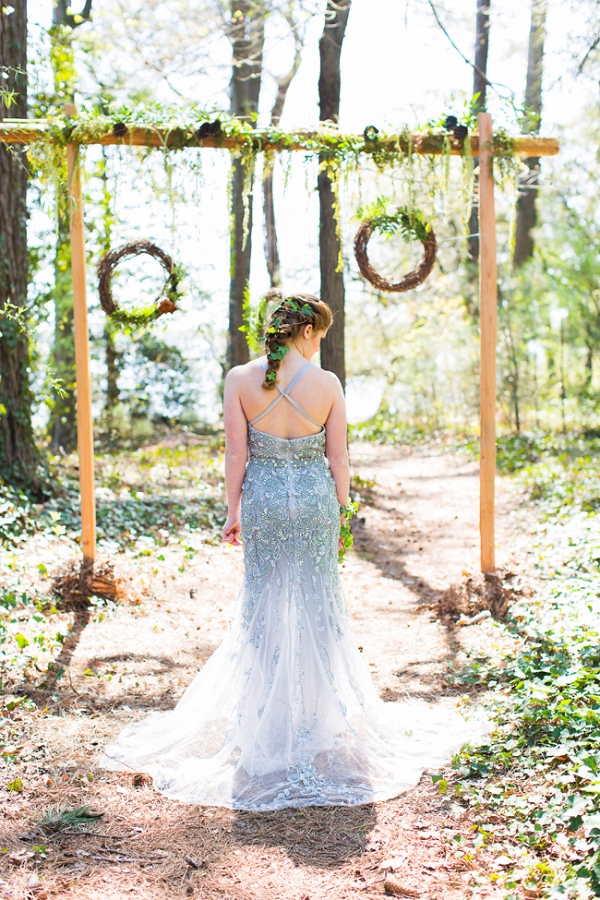 Beaded Bohemian Woodland Wedding Style