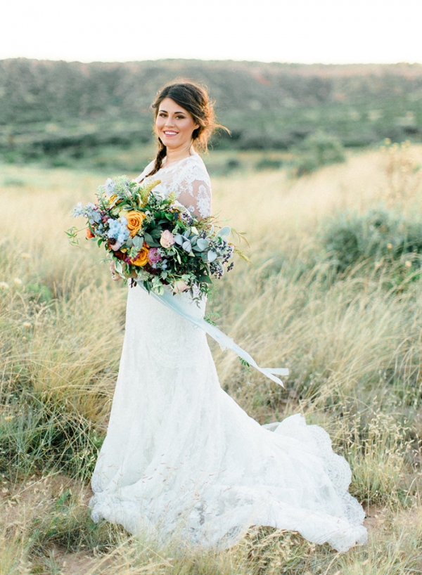 Bohemian Bridal Shoot in Texas