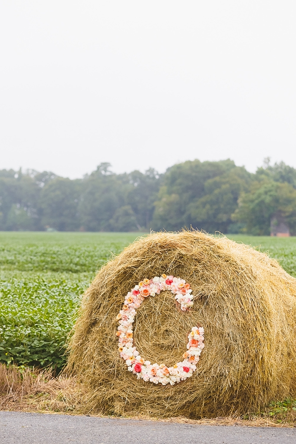 Country Chic Virginia Wedding with Monograms