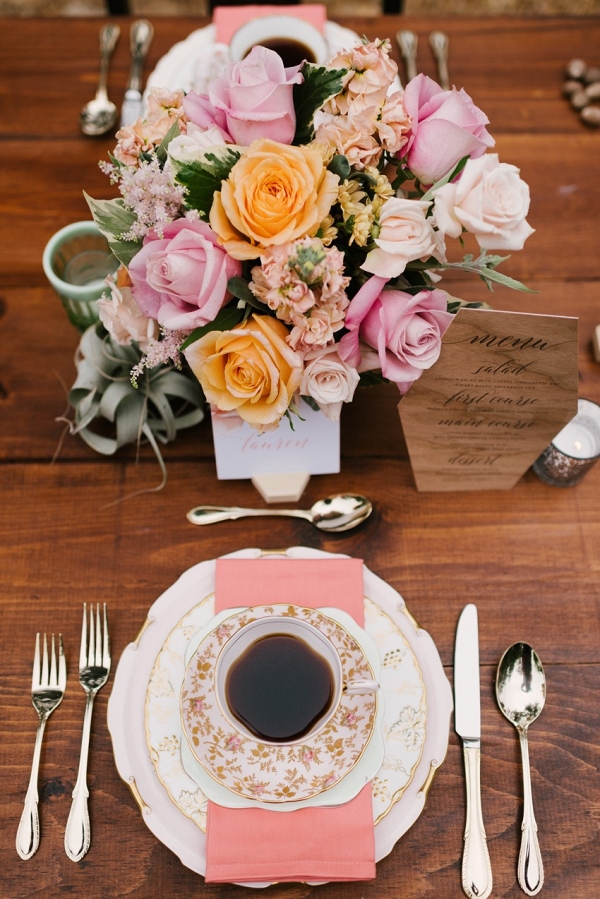 Chic Coffee-Loving Garden Bridal Shower Ideas