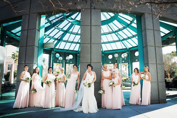 Elegant Pink, Gold and Ivory Florida Wedding