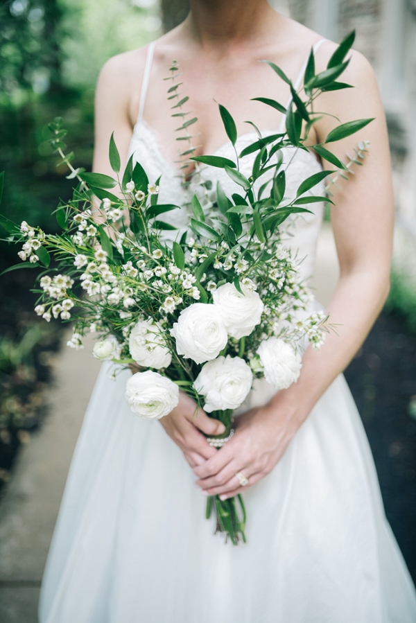 Green & White Organic Inspired Wedding