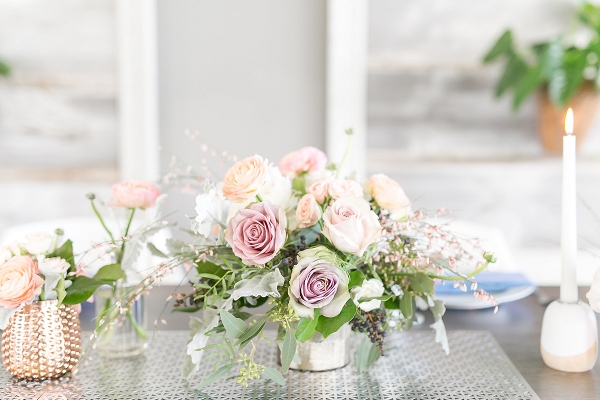 Modern Blush & Blue Wedding Inspiration