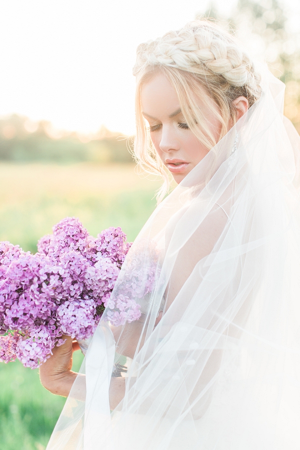 Lilac-Inspired Bridal Shoot