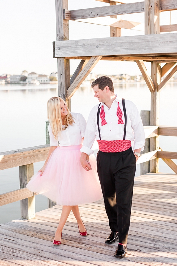 Glam Beach Engagement Session