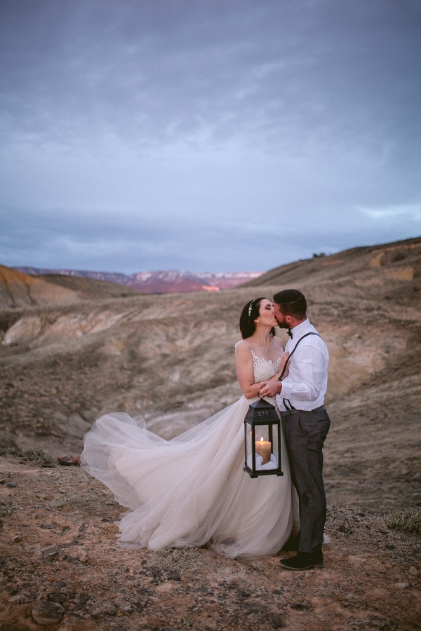 Rose Quartz Desert Elopement