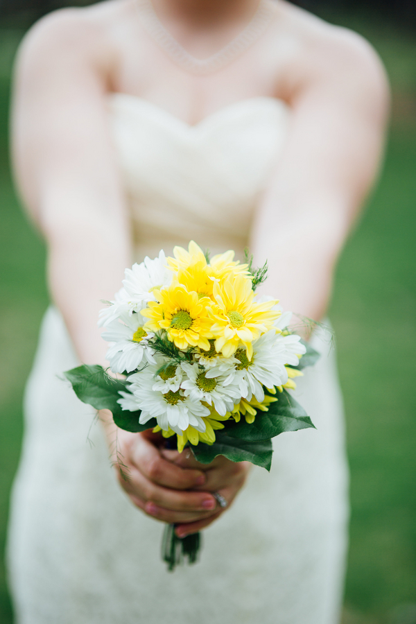 Blue and Yellow Lodge Wedding