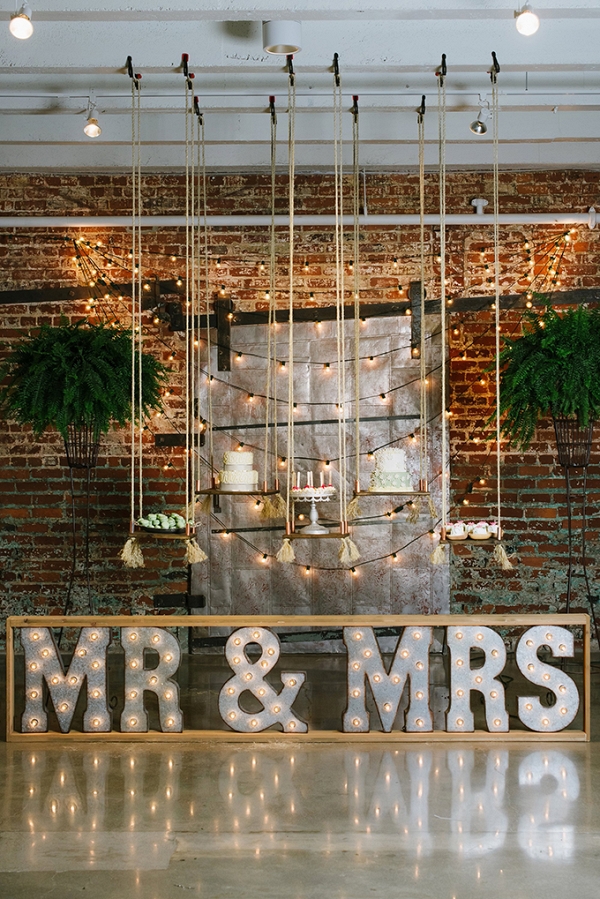 Romantic Industrial Wedding Inspiration