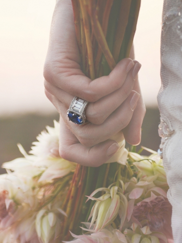 Something Blue Engagement Rings