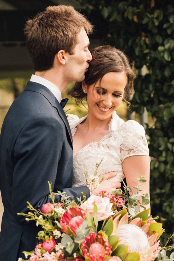 Rainy Romantic Winery Wedding