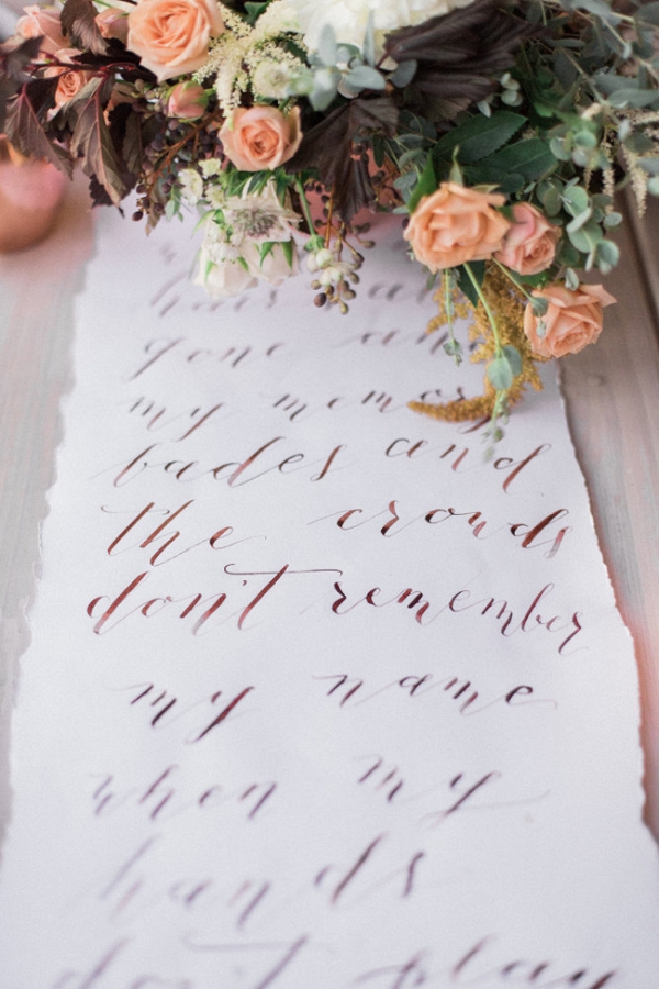 Cinnamon Blue Winter Wedding Inspiration