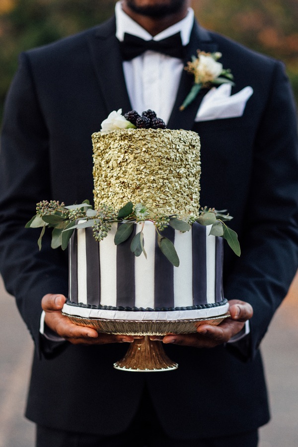 Soulful Black and Gold Styled Shoot