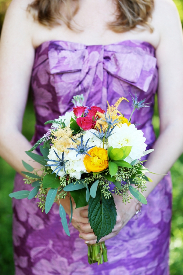 Glamorous Colorful Rustic Wedding