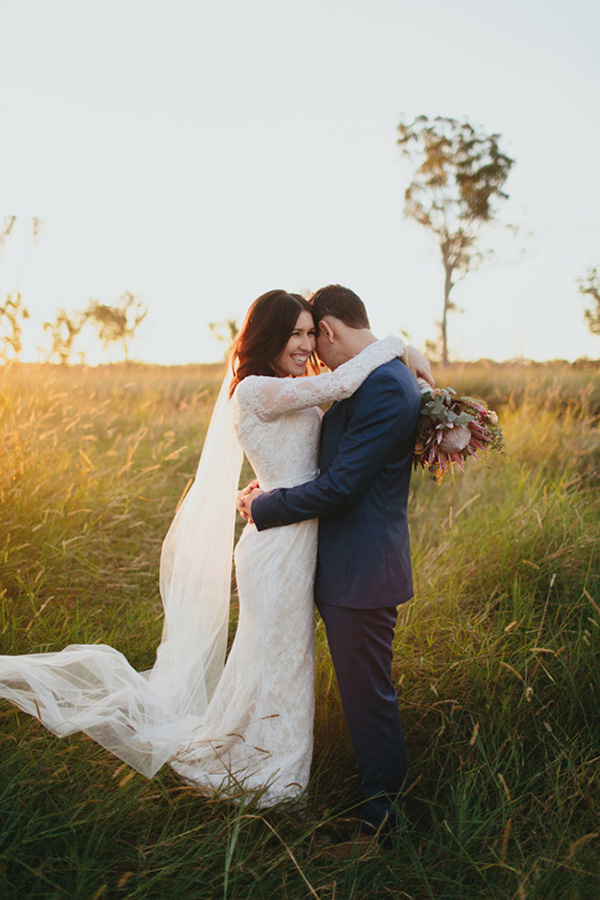 Romantic Queensland Winery Wedding