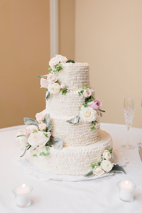 Elegant Peach and Pink Waterside Wedding