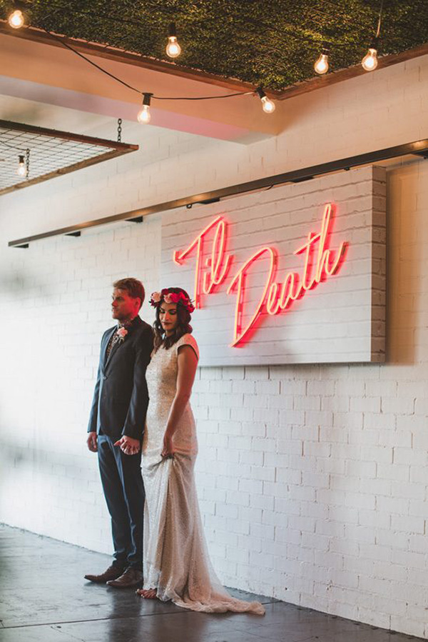 Moody Warehouse Wedding Inspiration