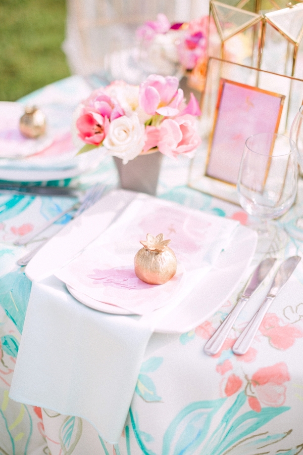 Chic Florida Inspired Pink & Aqua Wedding Ideas