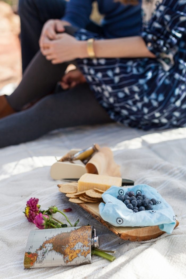 Garden of the Gods Picnic Engagement in Colorado