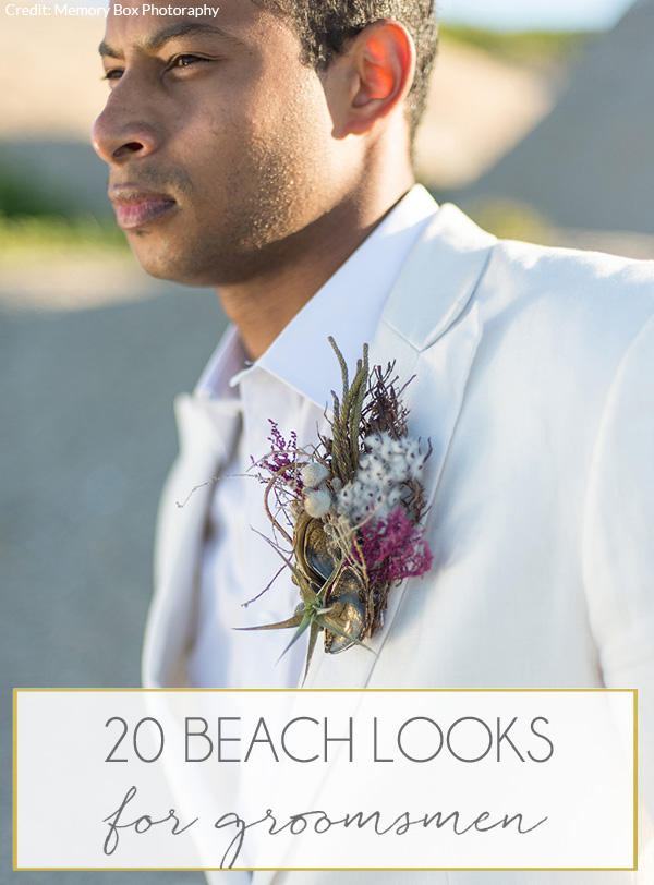 Beach Wedding Looks for Grooms