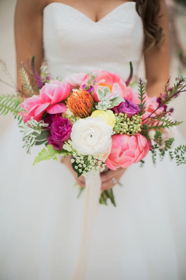 Chic Yellow & Pink Beach Wedding Ideas