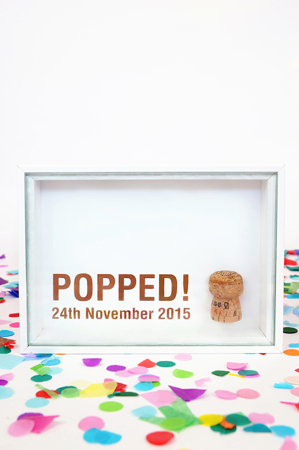 Cork Foil Shadowbox Tutorial